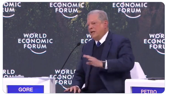Al Gore Flips Out During Climate Change Discussion At Economic World Forum – Video