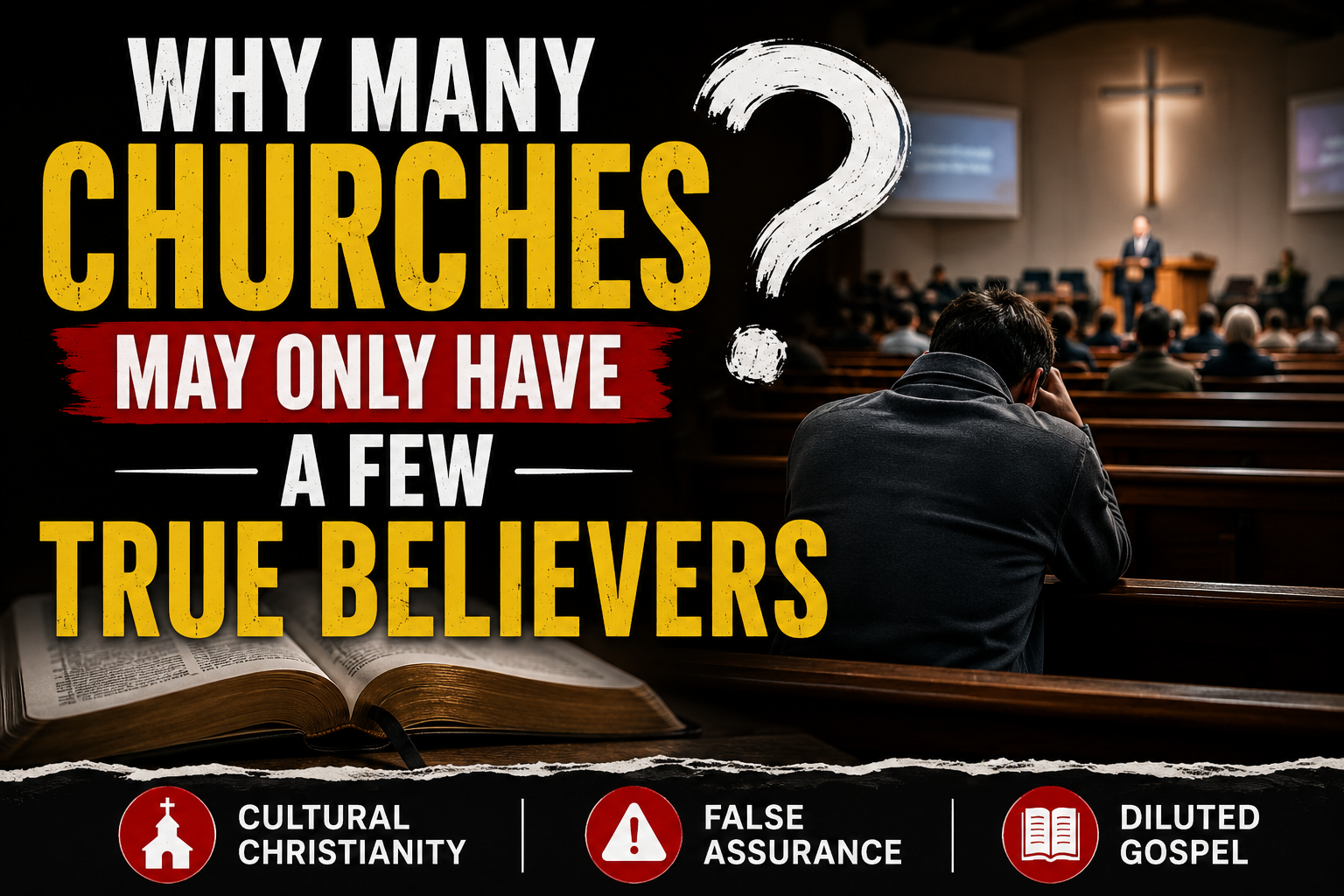 Jesus Warned Many Churchgoers Were Never Truly Saved