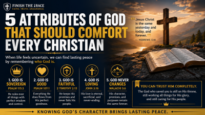 5 Attributes of God That Should Comfort Every Christian